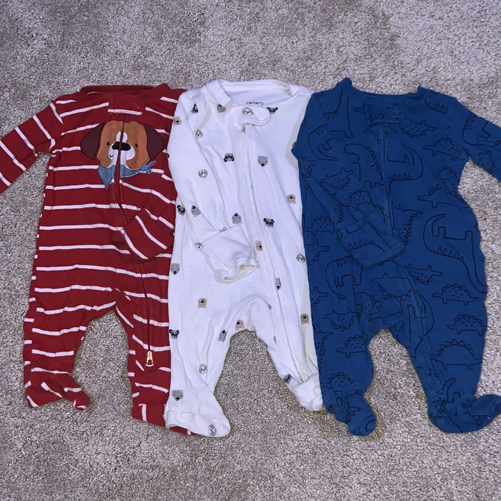 Bundle of Carter’s Sleepers | Size Newborn